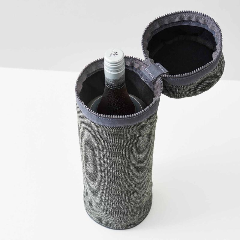 Huski Wine Cooler Tote - Charcoal Grey image number 2